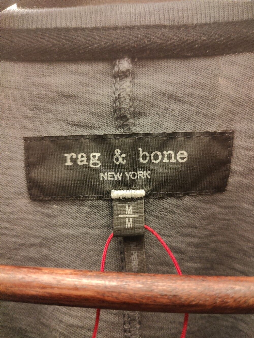 ✨ NWT Rag & Bone Long Sleeve Classic Lightweight Slub Jersey Tee (M) - Picture 6 of 6